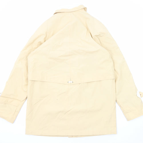 Berkertex Womens Ivory Jacket Coat Size 10 Zip