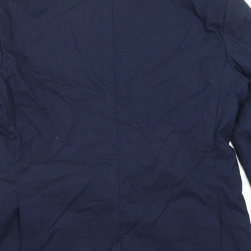 Sonny Bono Mens Blue Cotton Jacket Suit Jacket Size 50 Regular