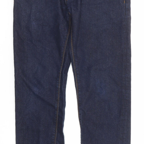 Crosshatch Mens Blue Cotton Straight Jeans Size 30 in L27 in Regular Zip