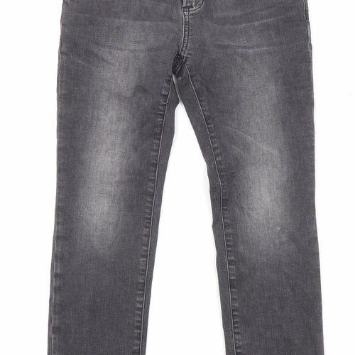 Gap Womens Grey Cotton Skinny Jeans Size 10 L24 in Regular Zip