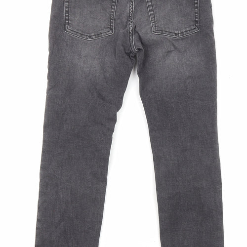Gap Womens Grey Cotton Skinny Jeans Size 10 L24 in Regular Zip