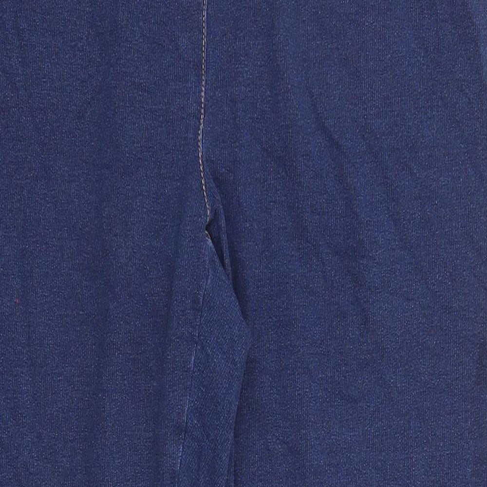 George Womens Blue Cotton Jegging Jeans Size 16 L26 in Regular
