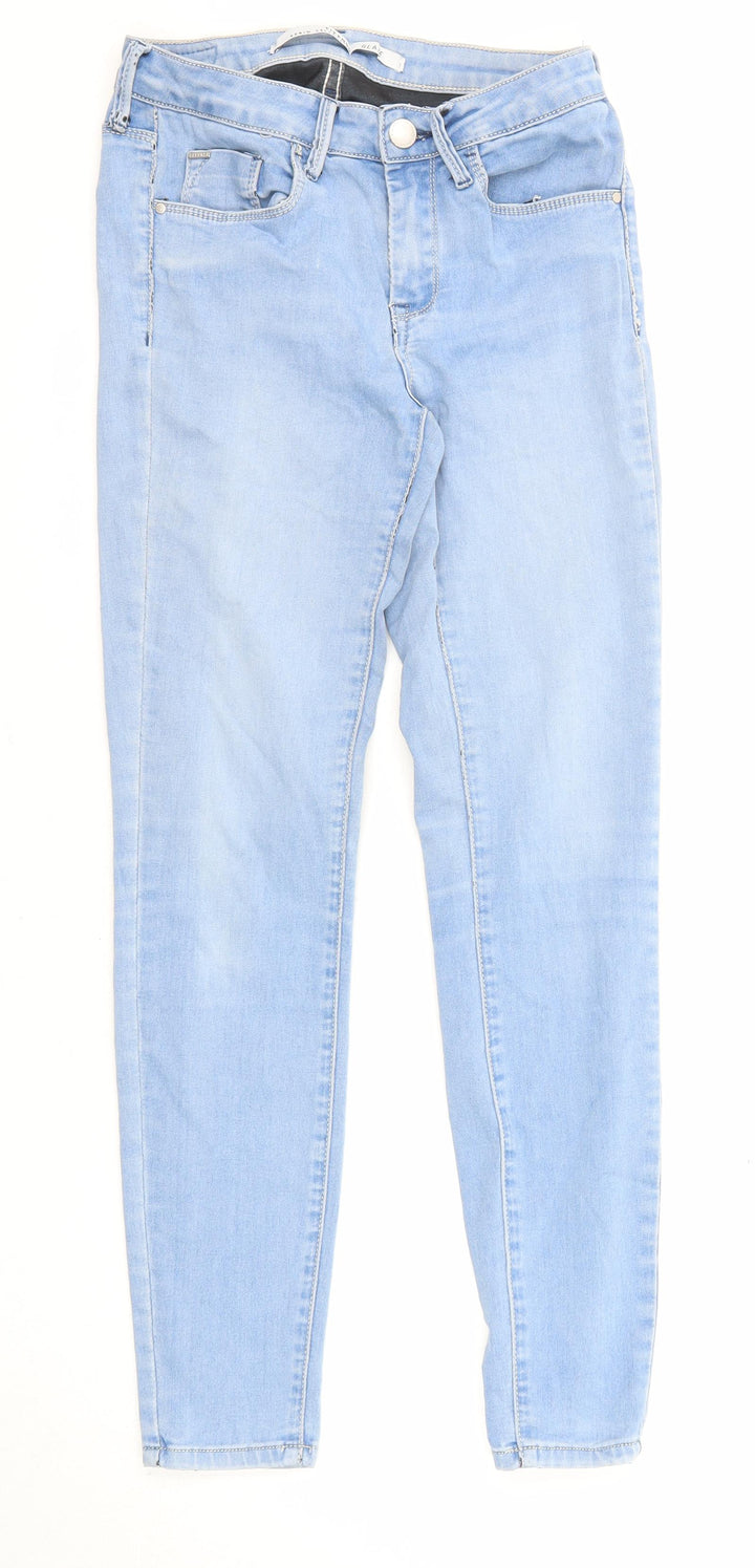 Tiffosi Jeans Womens Blue Cotton Skinny Jeans Size 24 L27 in Regular Zip