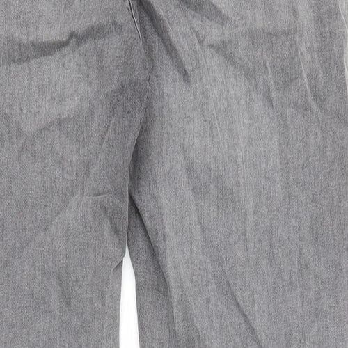 Denim 365 Womens Grey Cotton Skinny Jeans Size 18 L27 in Regular Zip