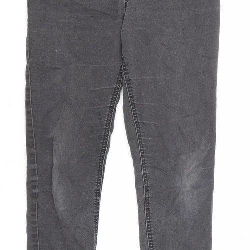 Marks and Spencer Womens Black Cotton Jegging Jeans Size 10 L26 in Regular