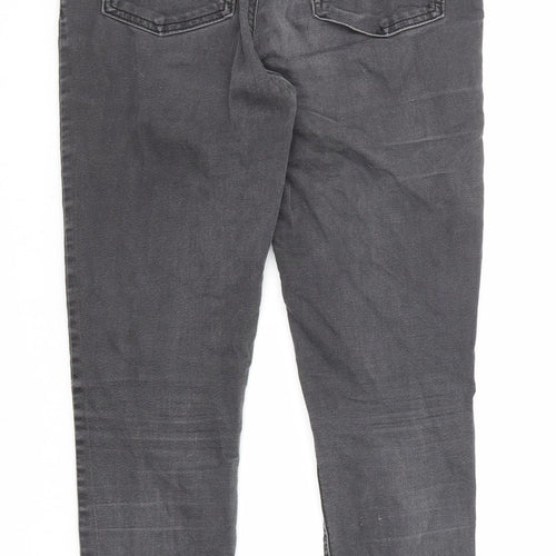 Marks and Spencer Womens Black Cotton Jegging Jeans Size 10 L26 in Regular