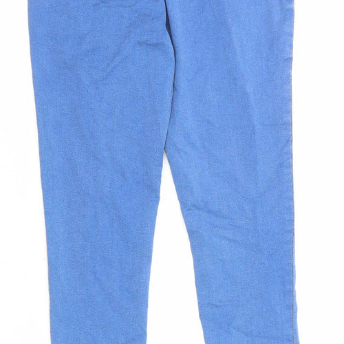 F&F Womens Blue Cotton Jegging Jeans Size 12 L28 in Regular