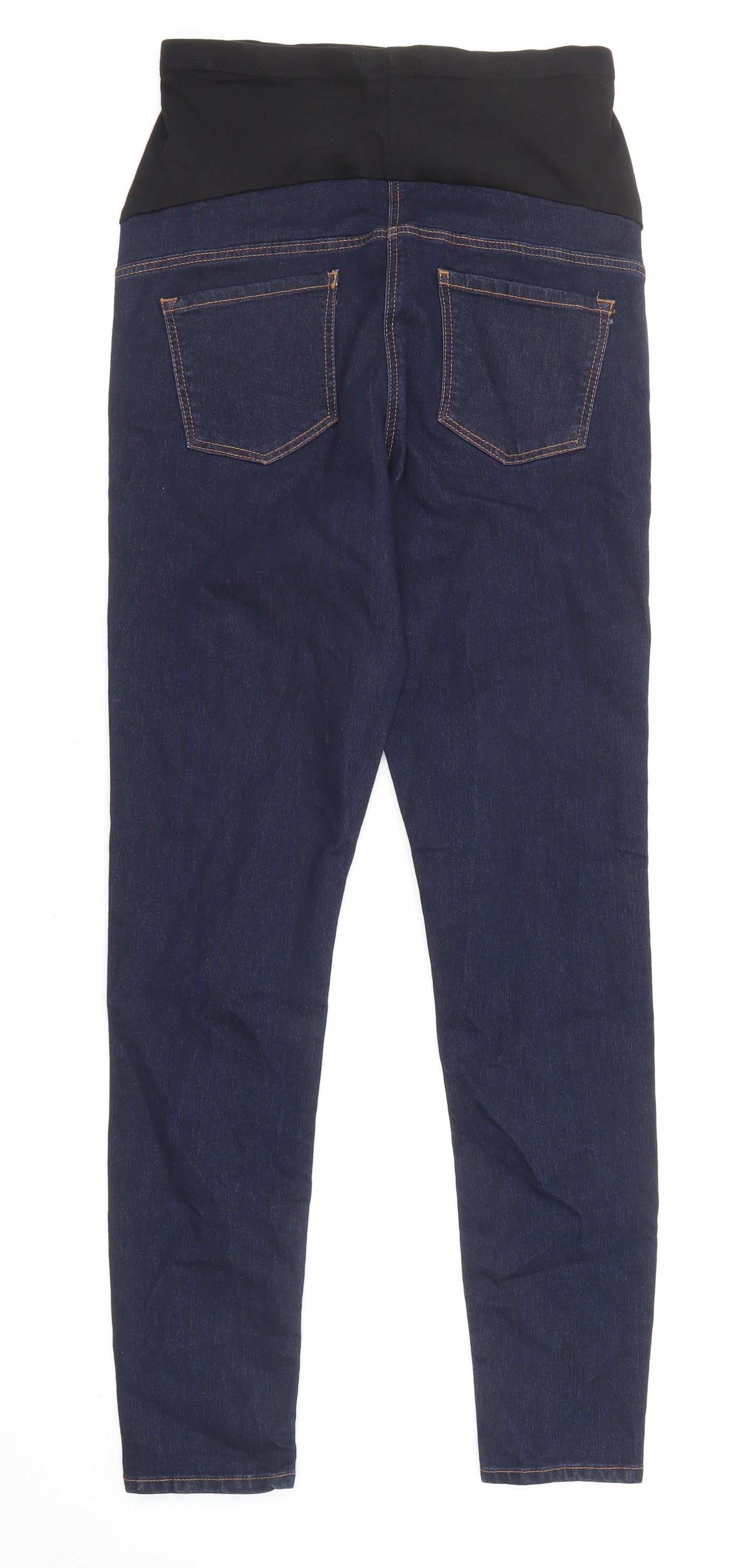 George Womens Blue Cotton Skinny Jeans Size 8 L29 in Regular Zip