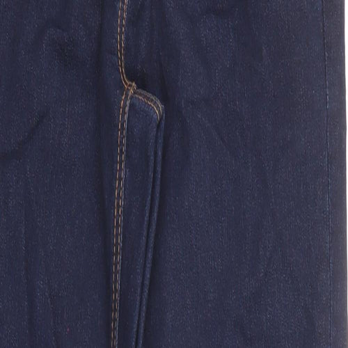 George Womens Blue Cotton Skinny Jeans Size 8 L29 in Regular Zip