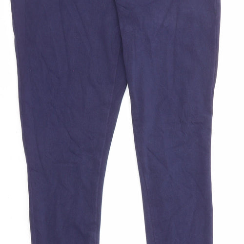 George Womens Blue Cotton Skinny Jeans Size 10 L28 in Regular
