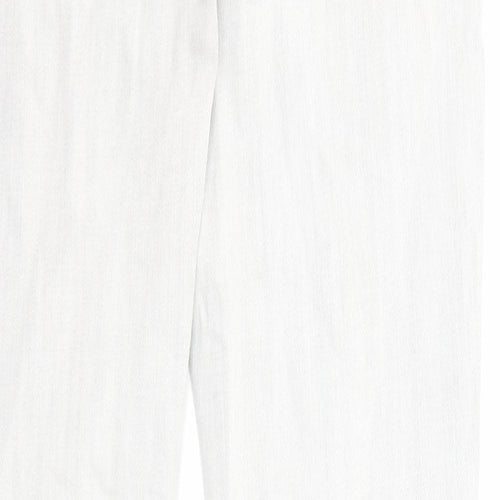 Cache Cache Womens Grey Cotton Straight Jeans Size 30 in L31 in Regular Zip