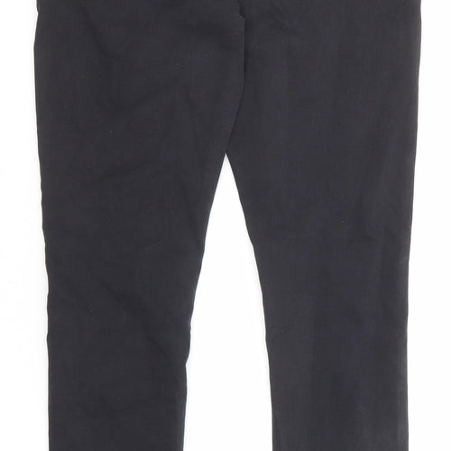 Denim & Co. Womens Black Cotton Skinny Jeans Size 10 L28 in Regular Zip