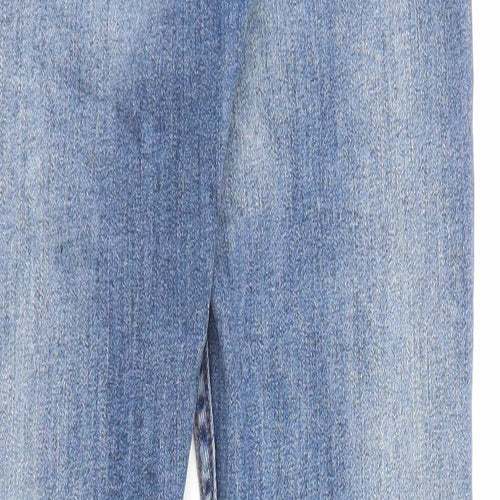 H&M Boys Blue Cotton Skinny Jeans Size 10-11 Years L24 in Regular Zip - 20 Inch Waist