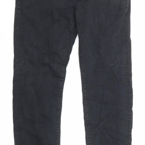 Amazon Mens Black Cotton Straight Jeans Size 32 in L32 in Regular Zip