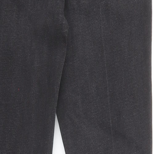 Matalan Womens Black Cotton Skinny Jeans Size 12 L26 in Regular Zip