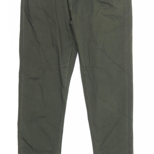 Uniqlo Womens Grey Cotton Straight Jeans Size 27 in L27 in Regular Zip