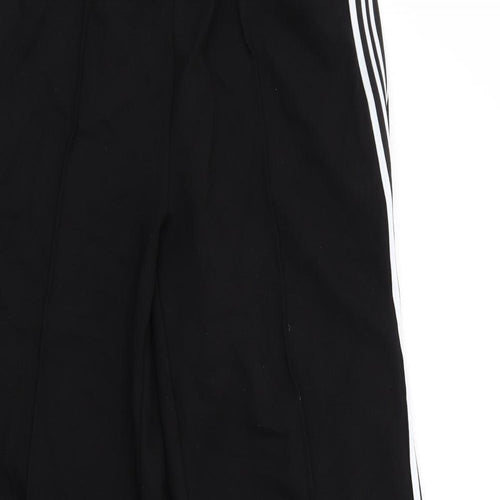 Marks and Spencer Womens Black Viscose Jogger Trousers Size 12 L31 in Regular Drawstring