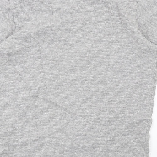 Selected Homme Mens Grey Cotton T-Shirt Size S Crew Neck