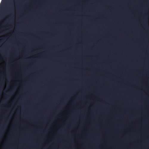 Marks and Spencer Mens Blue Polyester Jacket Suit Jacket Size 44 Regular