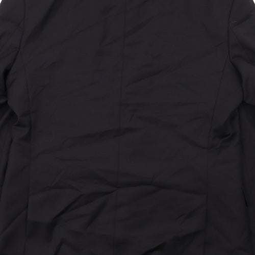 Marks and Spencer Mens Black Wool Jacket Suit Jacket Size 40 Regular