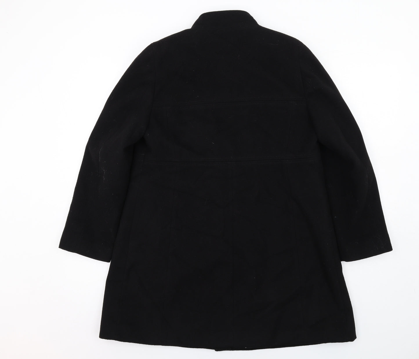 Marks and Spencer Womens Blue Overcoat Jacket Size 14 Button