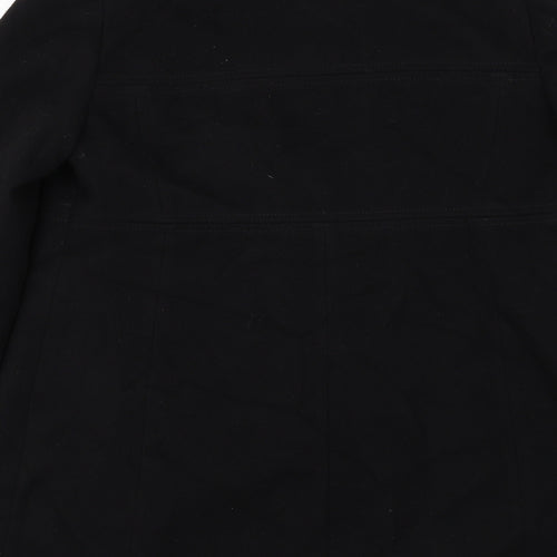 Marks and Spencer Womens Blue Overcoat Jacket Size 14 Button