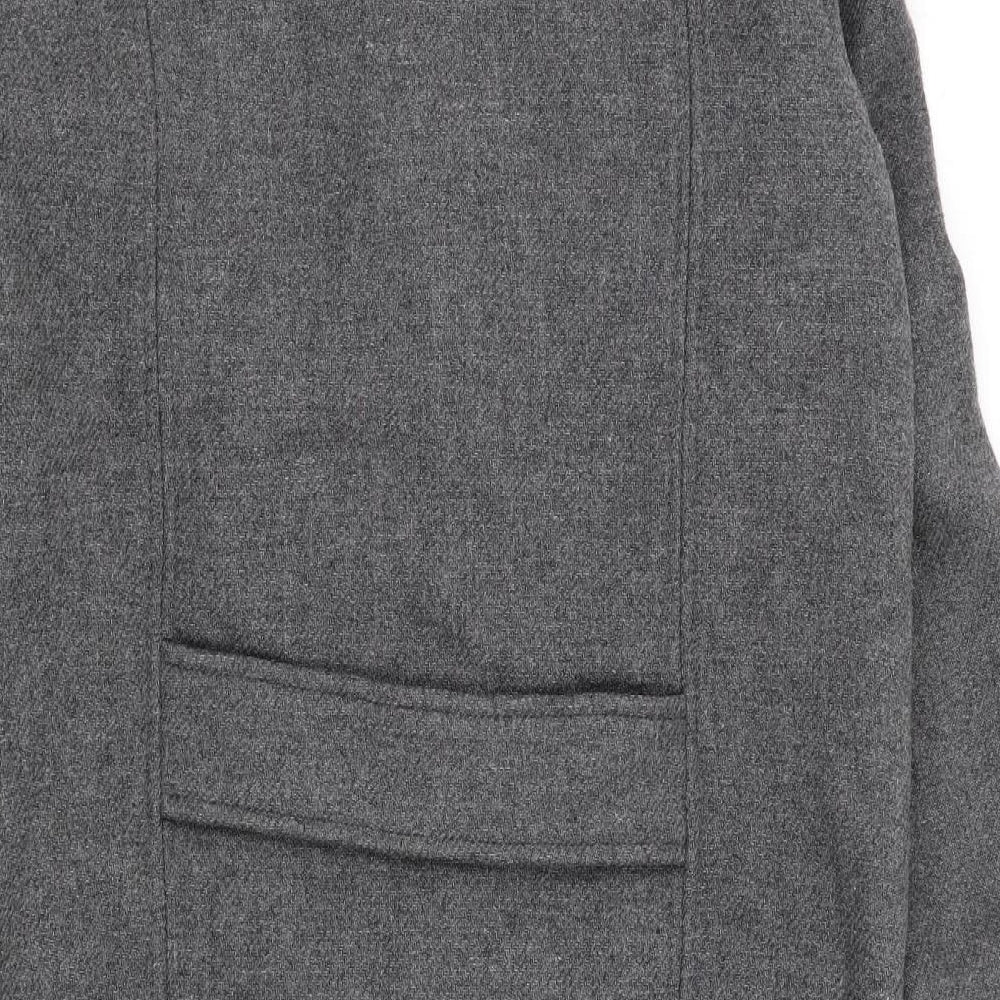 & Other Stories Womens Green Overcoat Coat Size 6 Button