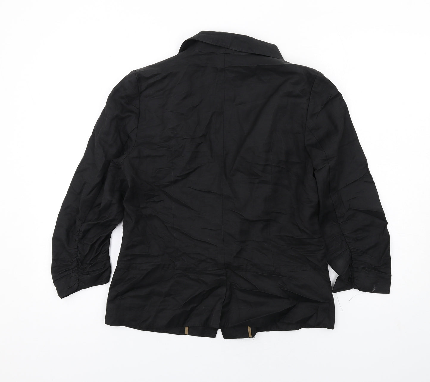 NEXT Womens Black Jacket Blazer Size 12 Button