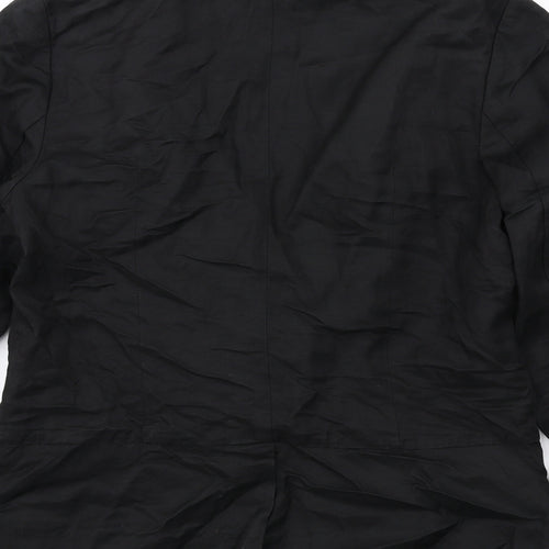 NEXT Womens Black Jacket Blazer Size 12 Button