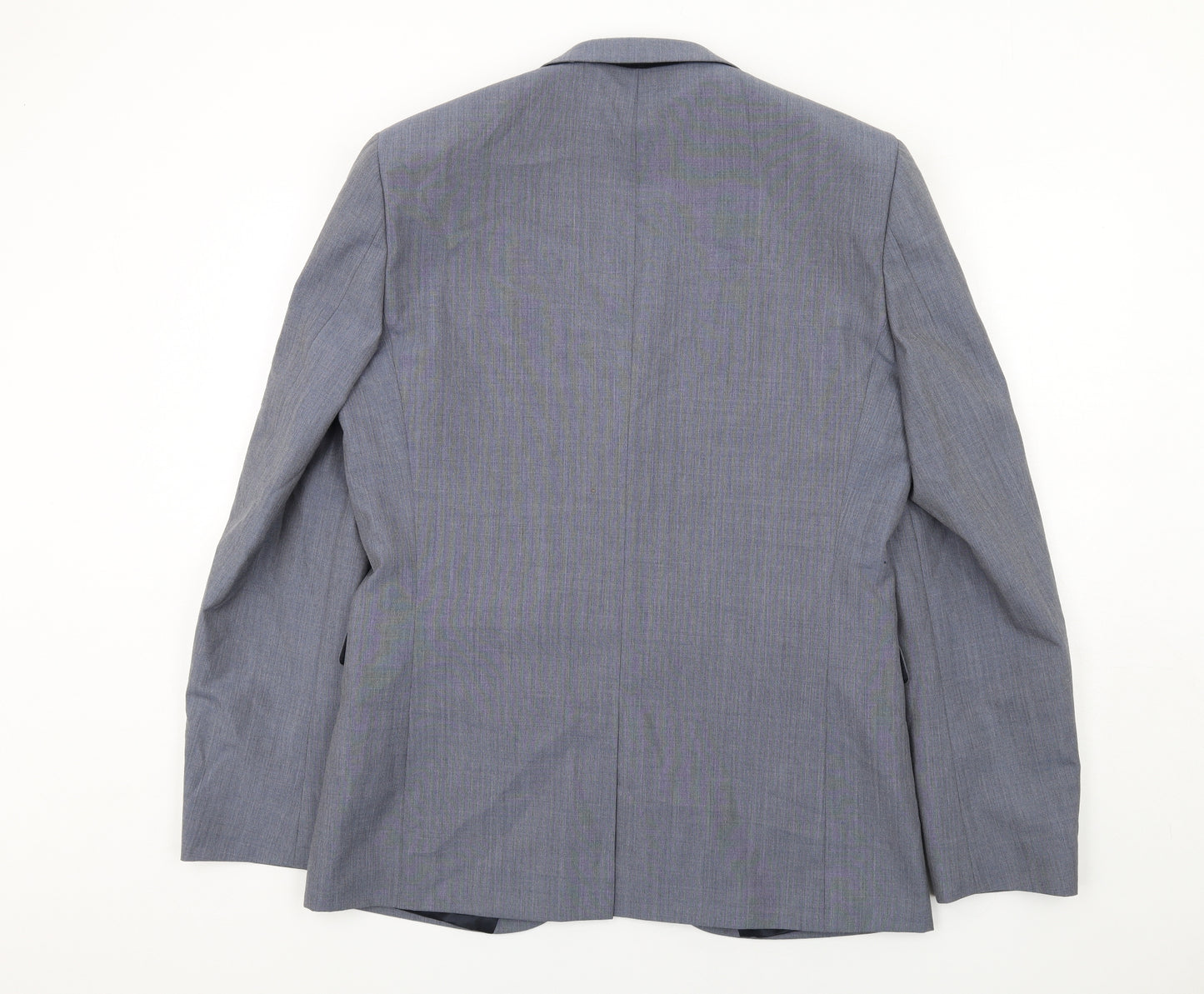 NEXT Mens Blue Wool Jacket Suit Jacket Size 42 Regular
