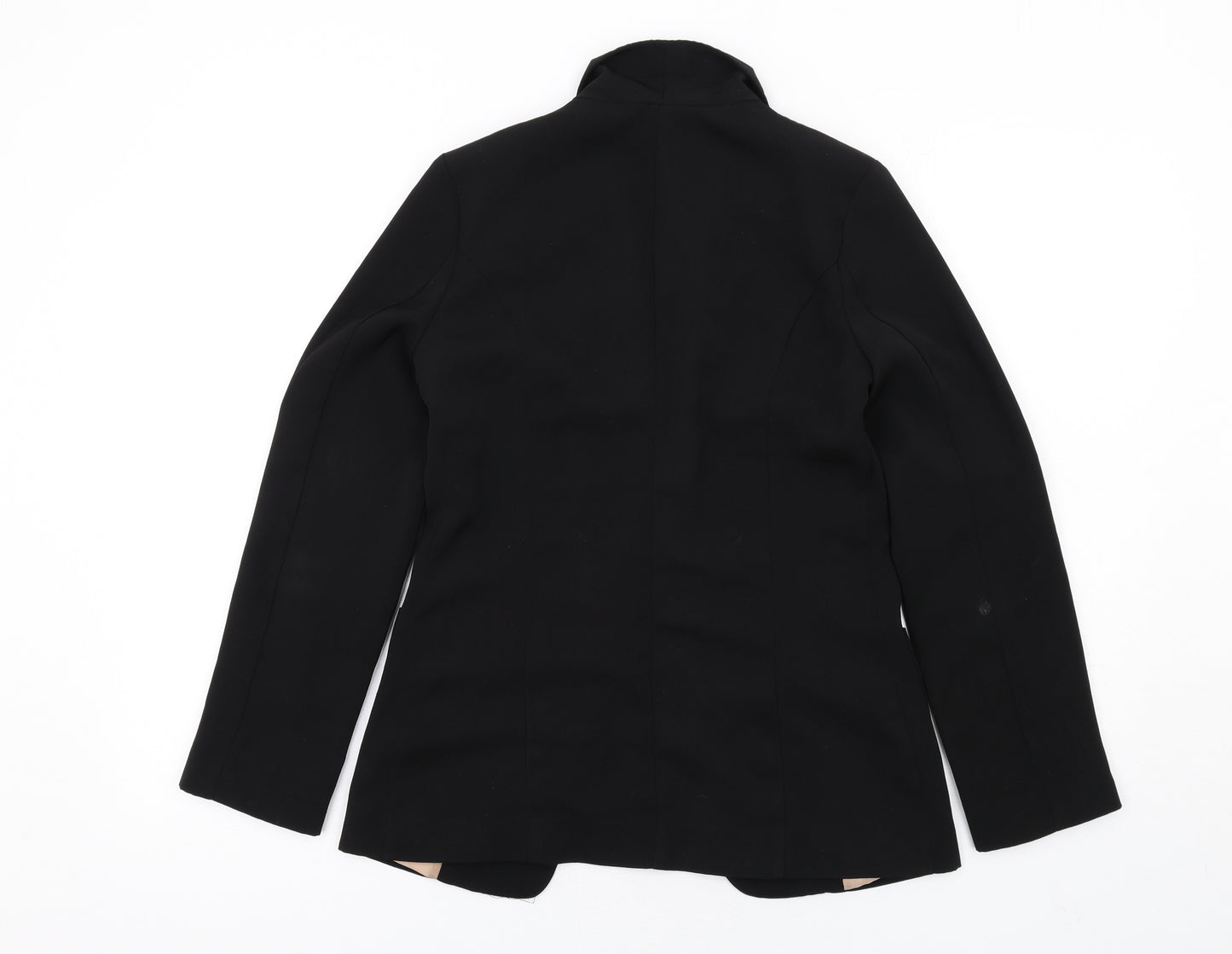 River Island Womens Black Polyester Jacket Blazer Size 8