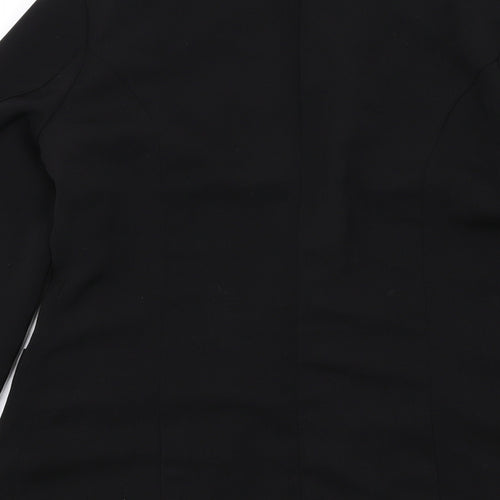 River Island Womens Black Polyester Jacket Blazer Size 8