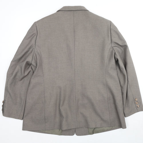 Debenhams Womens Brown Polyester Jacket Blazer Size 20