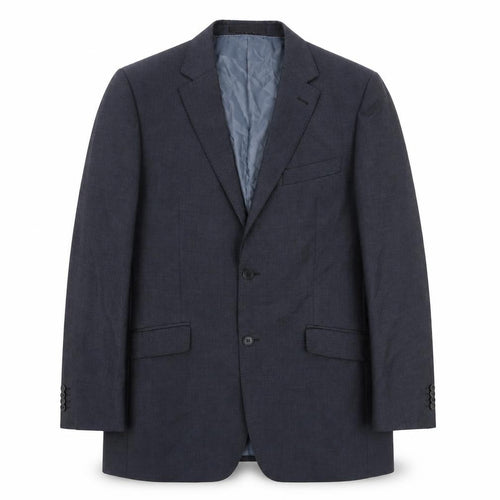 Balmain Mens Grey Wool Jacket Suit Jacket Size 40 Regular