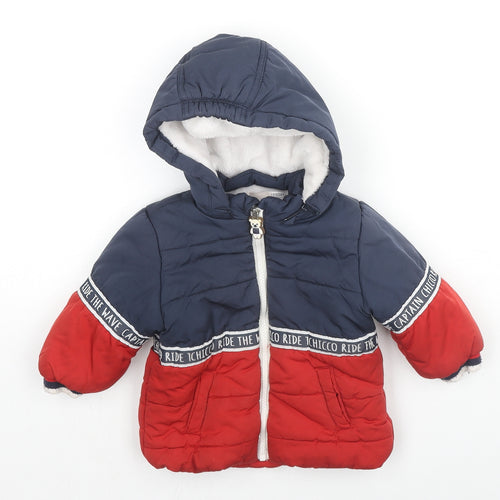 Chicco Baby Multicoloured Basic Coat Coat Size 12 Months Zip