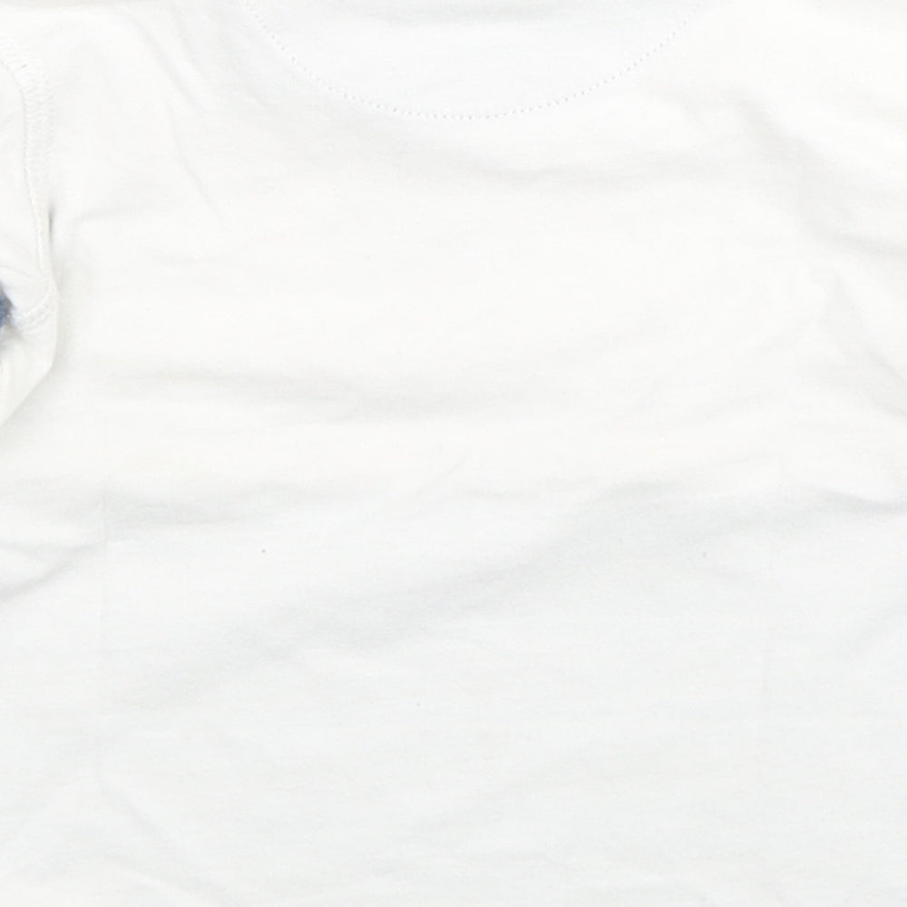 Primigi Boys Multicoloured Cotton Basic T-Shirt Size 2 Years Crew Neck Snap - Striped NY