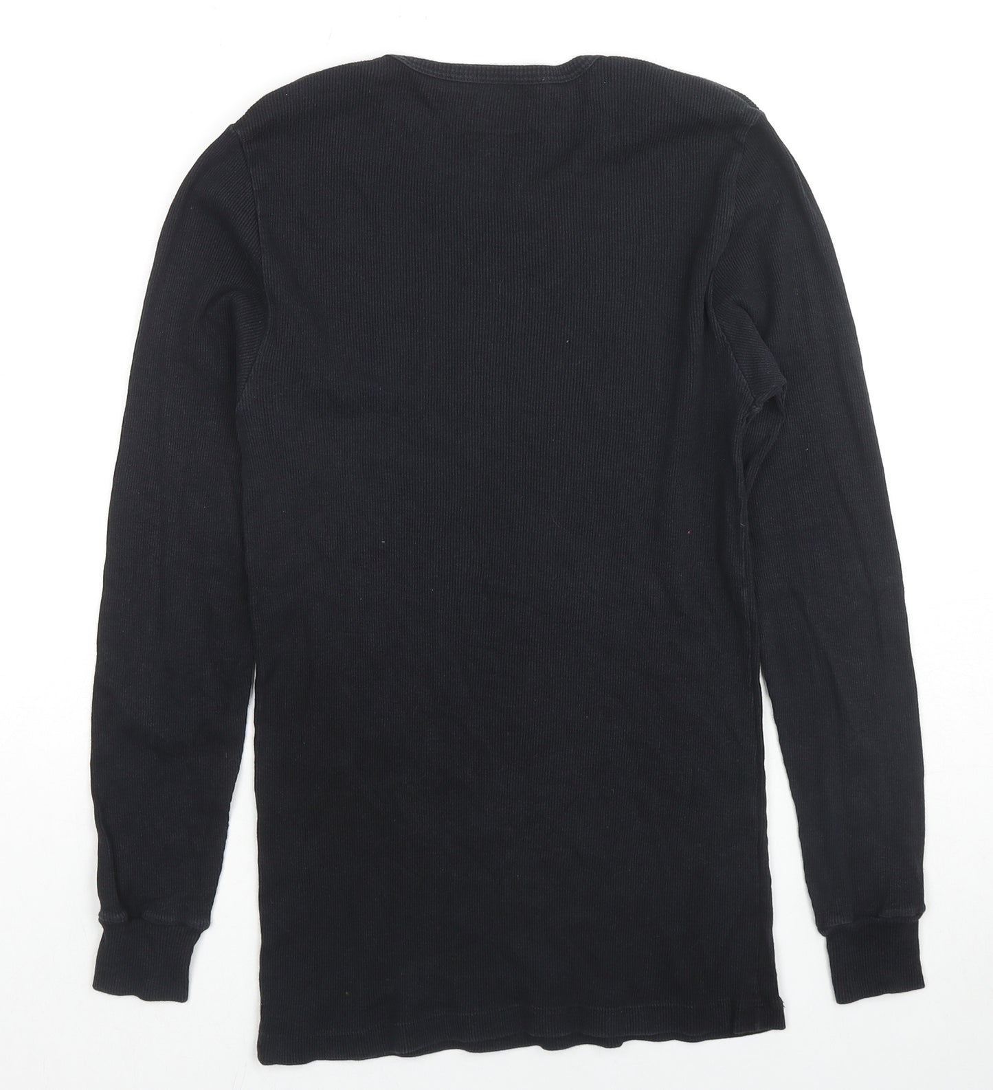 UW Mens Black Cotton Pullover Sweatshirt Size M Pullover