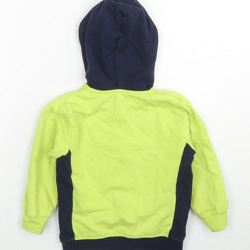 Mini Rap Boys Multicoloured Cotton Full Zip Hoodie Size 2-3 Years Zip