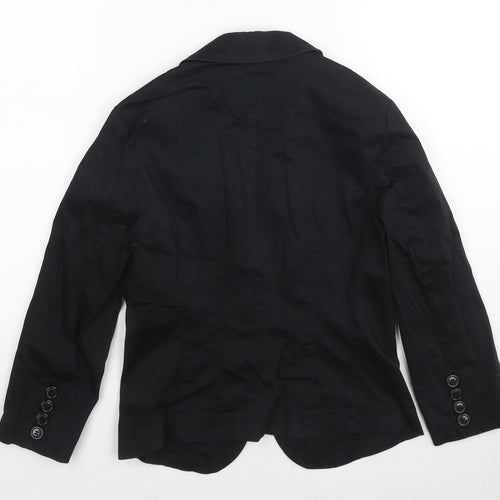 Terranova Womens Black Jacket Blazer Size S Button