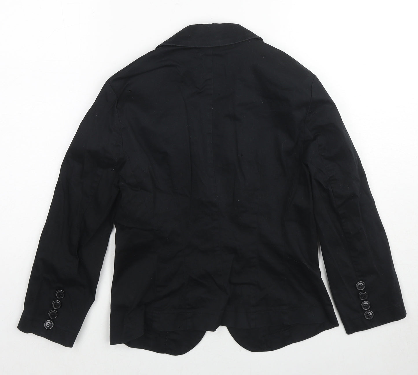 Terranova Womens Black Jacket Blazer Size S Button