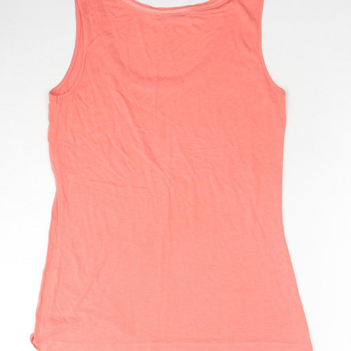 Oasis Womens Red Polyester Camisole Tank Size S Scoop Neck