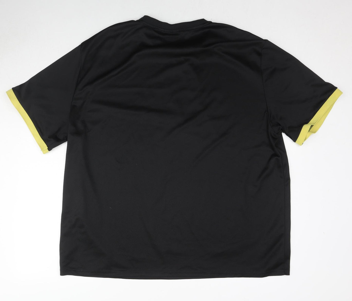 NBA Mens Black Polyester Basic T-Shirt Size 3XL Crew Neck Pullover - Los Angeles Basketball Lakers