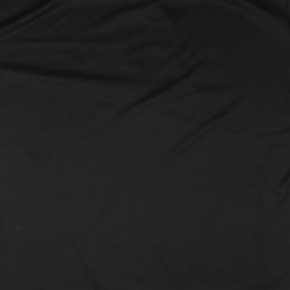 NBA Mens Black Polyester Basic T-Shirt Size 3XL Crew Neck Pullover - Los Angeles Basketball Lakers