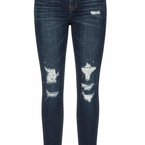 J Brand Womens Blue Cotton Skinny Jeans Size 26 in L29.5 in Regular Zip