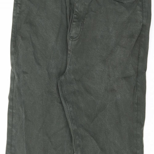 Marks and Spencer Mens Black Cotton Skinny Jeans Size 34 in L33 in Slim Zip