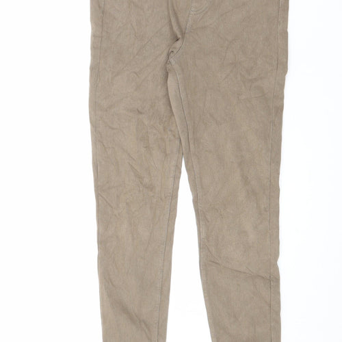 Marks and Spencer Womens Brown Cotton Jegging Jeans Size 6 L27 in Regular