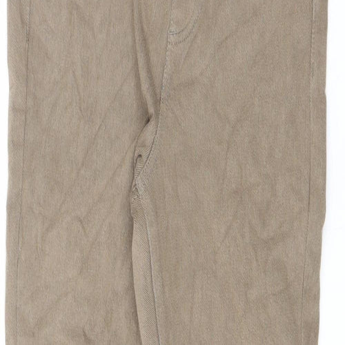 Marks and Spencer Womens Brown Cotton Jegging Jeans Size 6 L27 in Regular