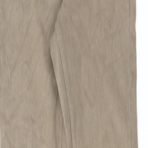Marks and Spencer Womens Brown Cotton Jegging Jeans Size 6 L27 in Regular