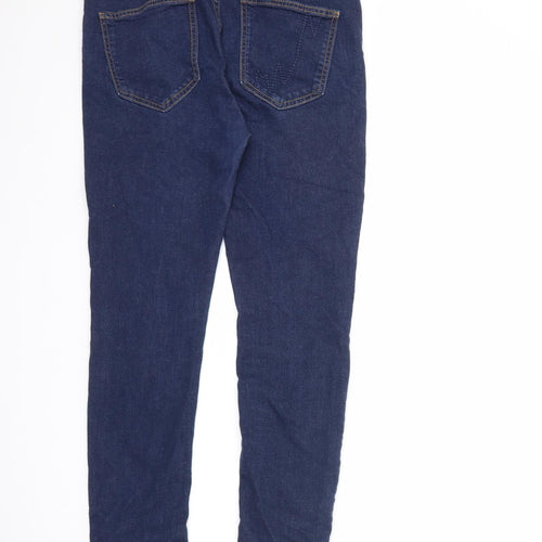 Bamboo Womens Blue Cotton Skinny Jeans Size 30 in L27.5 in Regular Zip