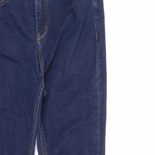 Bamboo Womens Blue Cotton Skinny Jeans Size 30 in L27.5 in Regular Zip